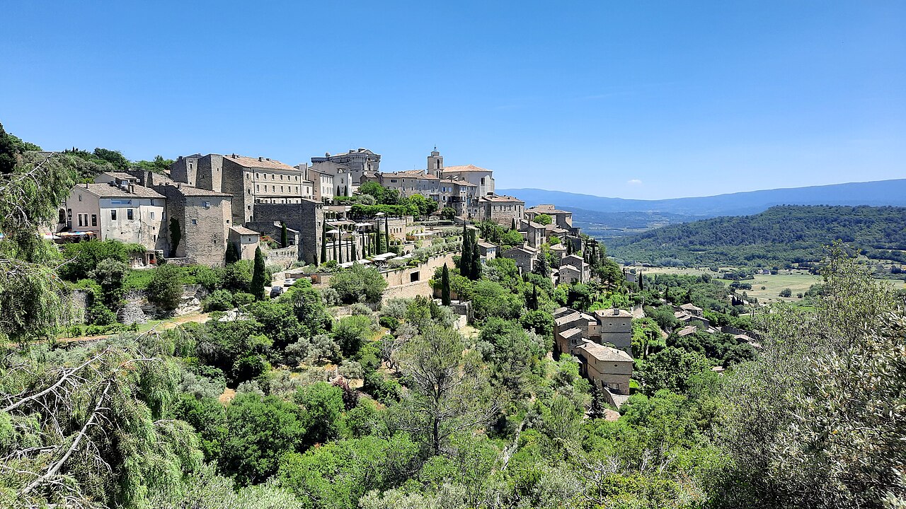 Gordes, dans les monts de Vaucluse