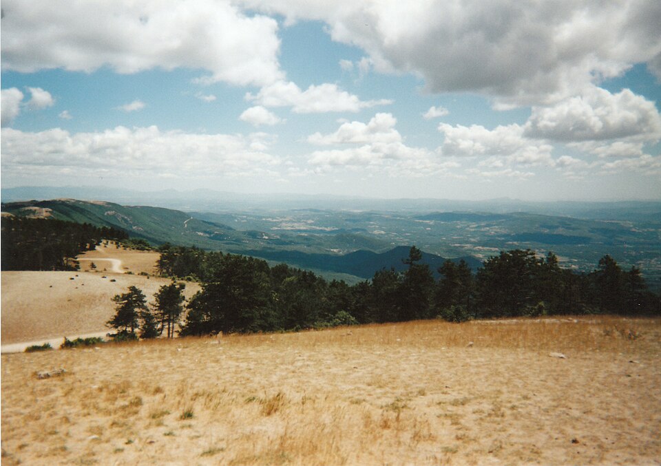 Crêtes boisées et sommet du Grand Luberon
